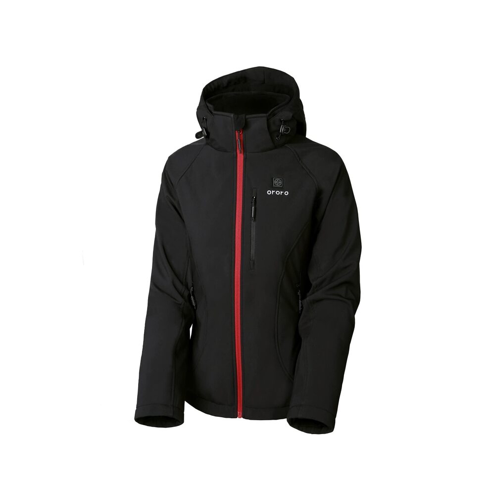 ORORO Classic Heated Jacket (Black with Red Zipper) Black SM - Picture 1 of 1